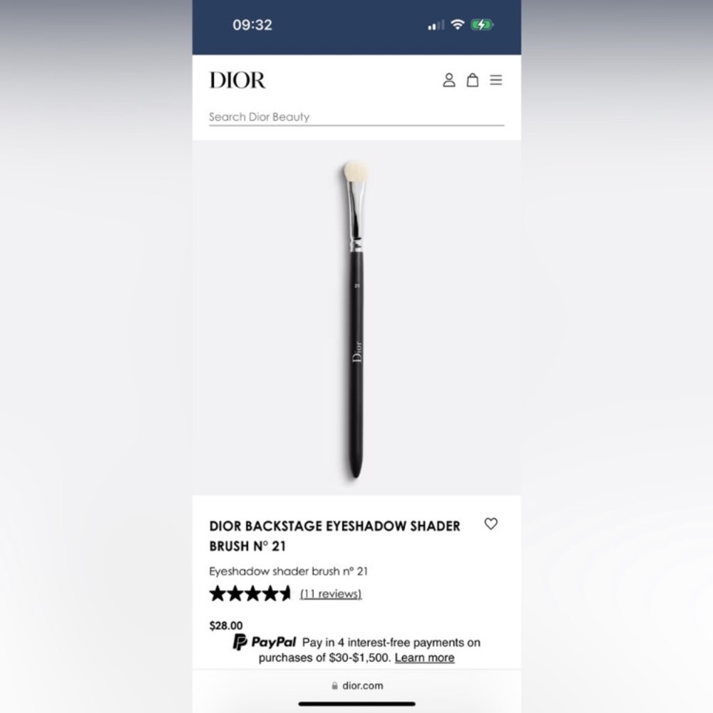 Dior Beauty Brush Set Travel Pouch NIB - Picture 9 of 12
